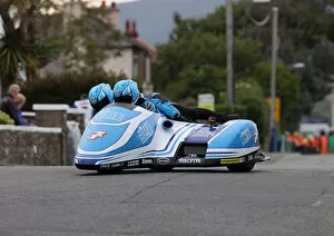 Images Dated 2nd August 2022: Ryan Crowe & Callum Crowe (LCR Triumph) 2022 Southern 100