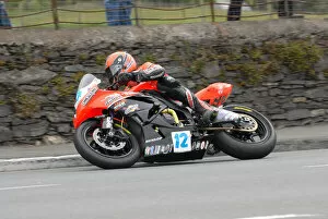Images Dated 6th January 2021: Ryan Farquahar (Kawasaki) 2010 Supersport TT