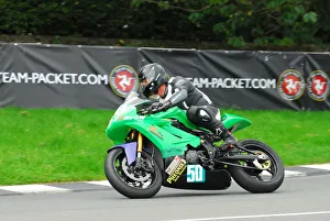 Sam Johnson Prints: Sam Johnson (Kawasaki) Super Twin Manx Grand Prix