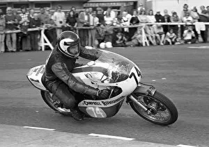 Images Dated 23rd June 2020: Sam McClements (Crawford Yamaha) 1975 Senior Manx Grand Prix