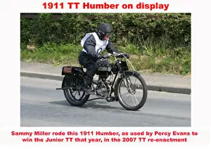 Images Dated 14th October 2019: Sammy Miller 1911 TT Humber 2007 TT re enactment