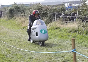 Images Dated 11th August 2022: Sammy Miller (NSU) 2019 Jurby Day