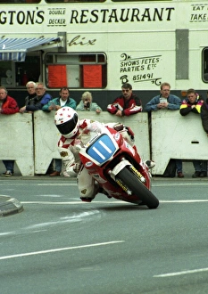 Images Dated 8th January 2018: Sandra Barnett (Honda) 1996 Junior TT