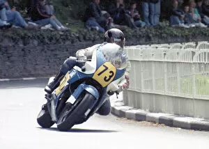Images Dated 20th May 2021: Seamus Moore (Yamaha) 1989 Senior TT