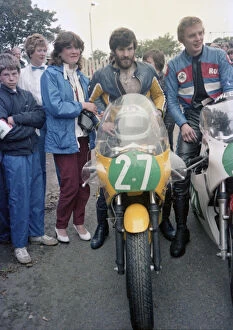 Images Dated 1st August 2021: Sean Collister (Yamaha) 1982 Lightweight Manx Grand Prix