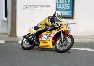 1983 Junior Manx Grand Prix Prints: Sean Collister (Yamaha) 1983 Junior Manx Grand Prix