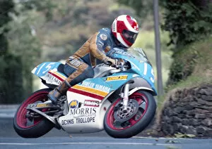 Images Dated 18th June 2022: Sean Collister (Yamaha) 1990 Junior Manx Grand Prix