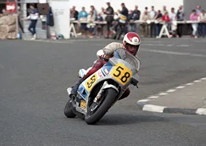 Images Dated 10th June 2021: Sean Smith (Suzuki) 1986 Senior Manx Grand Prix