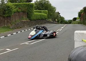 Images Dated 5th July 2023: Shaun Chandler Ben Chandler CES Honda 2023 Sidecar TT