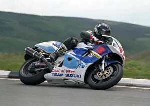 Images Dated 24th December 2021: Shaun Harris (Suzuki) 1998 Production TT