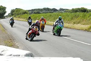 2010 Jurby Road Prints: Si Fulton (12) Alan Jackson (43) & Roger Maher (135) (Honda) 2010 Jurby Road