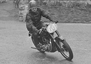 Images Dated 15th February 2022: Sid Franklen (AJS) 1949 Clubman Junior TT