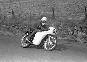 Images Dated 18th December 2021: Sid Mizen (AJS) 1958 Junior Ulster Grand Prix