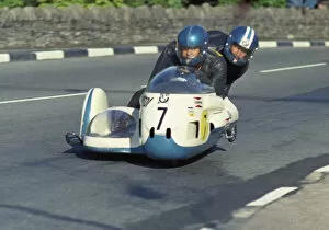 Images Dated 7th October 2020: Siegfried Schauzu & Wolfgang Kalauch (BMW) 1973 750 Sidecar TT