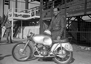 Images Dated 18th November 2015: Siegfried Wunsche (DKW) 1953 Junior TT