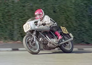 Images Dated 27th January 2021: Simon Morris (Ducati) 1987 Senior Manx Grand Prix