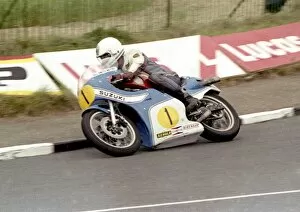 Bill Smith (Suzuki) at Signpost Corner; 1978 Senior TT