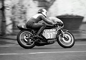 Images Dated 17th April 2023: South African Peter Labuschagne (Yamaha) at Union Mills, 1977 Junior TT