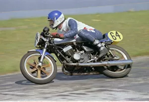 Images Dated 23rd February 2020: Spud Kneale (Yamaha) 1980 Jurby Airfield