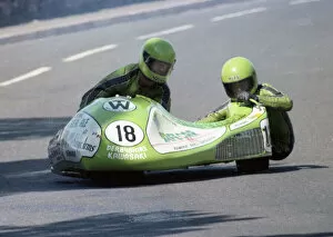 Images Dated 13th August 2022: Srephen Noble & Mervyn Noble (Kawasaki) 1980 Southern 100