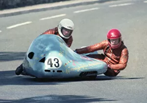 Images Dated 13th August 2022: Sreve Fargher & Michael Keggin (Kawasaki) 1980 Southern 100