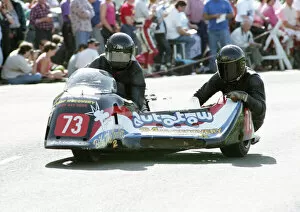 Images Dated 27th March 2022: Stan Cooper & Steve Heslop (Ireson Yamaha) 1993 Sidecar TT