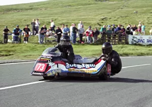 Images Dated 27th March 2022: Stan Cooper & Steve Heslop (Ireson Yamaha) 1993 Sidecar TT