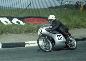 Images Dated 9th April 2020: Stan Lawley (Honda) 1967 50cc TT