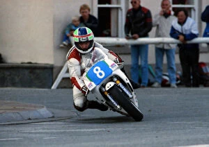 Images Dated 7th June 2019: Stanley Rea (Cowles Yamaha) 1990 Junior Manx Grand Prix