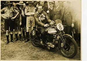 Images Dated 7th March 2019: Stanley Woods (Norton) 1926 Senior TT