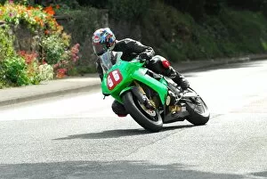 Images Dated 28th August 2013: Stephen Ault (Kawasaki) 2013 Newcomers Manx Grand Prix