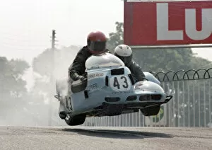 Images Dated 1st February 2021: Stephen Galligan & William O Leary (Kawasaki) 1978 Sidecar TT
