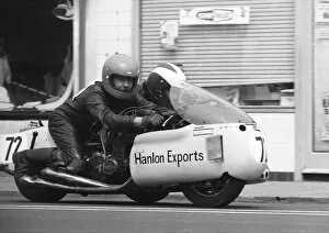 Images Dated 3rd August 2016: Stephen Galligan & William O Leary (Rumble Yamaha) 1977 Sidecar TT