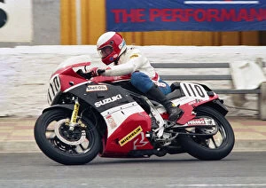 Images Dated 20th August 2021: Stephen L Thompson (Suzuki) 1987 Formula One TT