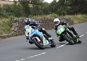 Stephen McKnight (46) & Paul Gartland (Kawasaki) 2018 Southern 100