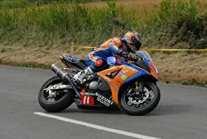 Images Dated 18th July 2009: Stephen Oates (Suzuki) 2009 Jurby Road
