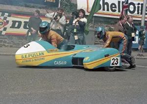 Stephen Pullan & Adam Smith (Baker Yamaha) 1986 Sidecar TT