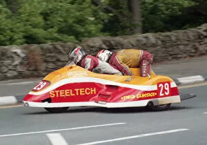Images Dated 21st June 2020: Stephen Ramsden & Philip Roberts (Jacobs Yamaha) 1996 Sidecar TT