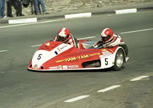 Steve Abbott & Shaun Smith (Ham-Yam) 1984 Sidecar TT