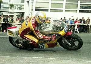 Images Dated 25th January 2018: Steve Boyes (Yamaha) 1983 Junior Manx Grand Prix