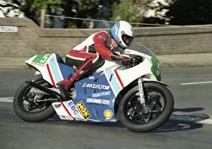 Images Dated 7th April 2022: Steve Cull (Honda) 1985 Junior TT