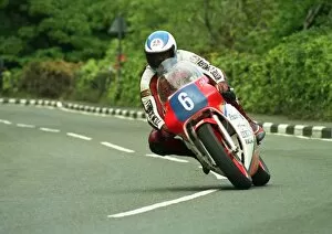 Images Dated 31st July 2016: Steve Cull (Honda) 1987 Junior TT
