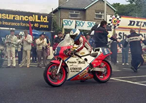 Images Dated 7th April 2022: Steve Cull (Honda) 1987 Junior TT