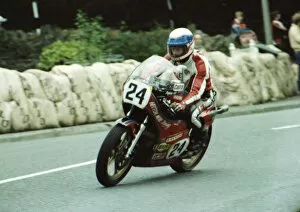 Images Dated 3rd January 2019: Steve Cull (Suzuki) 1980 Classic TT