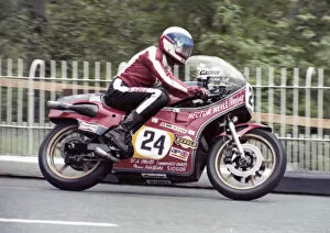 Images Dated 26th May 2021: Steve Cull (Suzuki) 1980 Classic TT