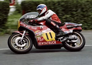 Images Dated 29th October 2018: Steve Cull (Suzuki) 1981 Senior TT