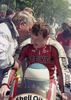 Images Dated 7th April 2022: Steve Cull (Suzuki) 1987 Senior TT