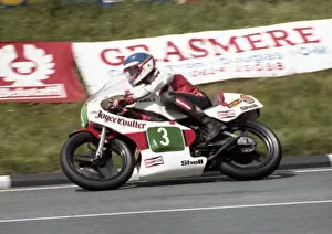 Images Dated 26th May 2020: Steve Cull (Yamaha) 1981 Junior TT