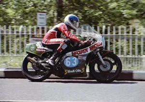 Images Dated 7th April 2022: Steve Cull (Yamaha) 1982 350 TT