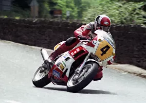 Images Dated 7th April 2022: Steve Cull (Yamaha) 1990 Supersport 600 TT